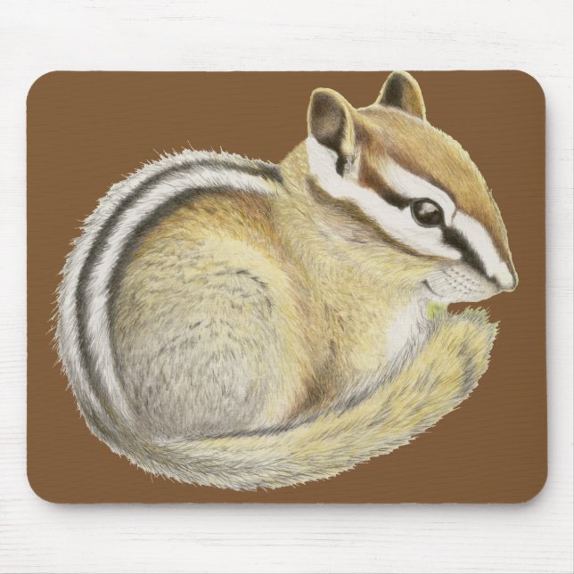 Baby Chipmunk Mouse Pad (Front)
