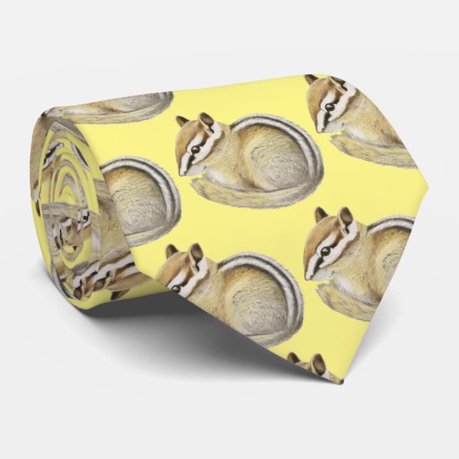 Baby Chipmunk Neck Tie (Rolled)