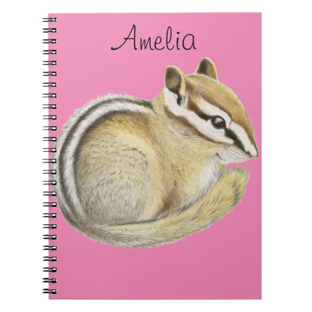 Baby Chipmunk Notebook (Front)
