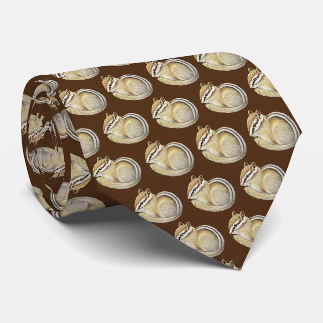 Baby Chipmunk Tie (Rolled)