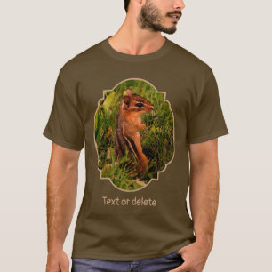 Baby Chipmunk Wildlife Animal Art T-Shirt