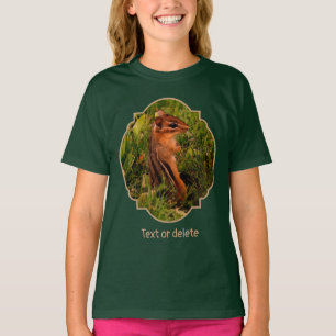 Baby Chipmunk Wildlife Animal Art  T-Shirt