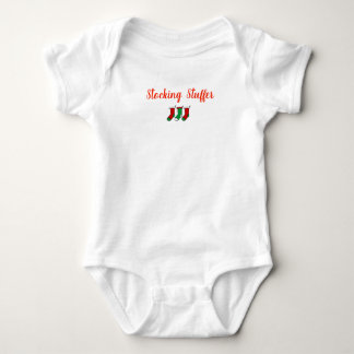 Baby Christmas one piece stocking stuffer Bodysuit