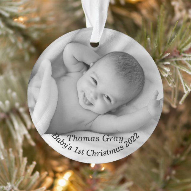 Baby Christmas Ornament (Tree)