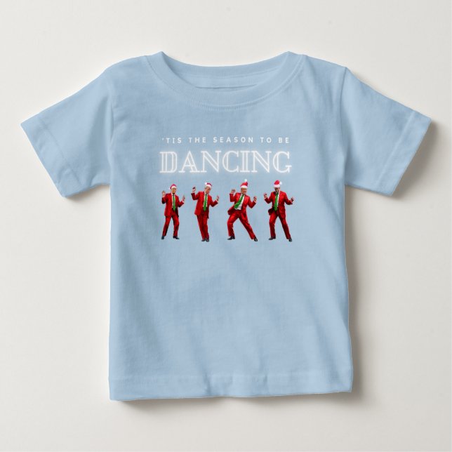 Baby Christmas Trump Dancing T-shirt (Front)