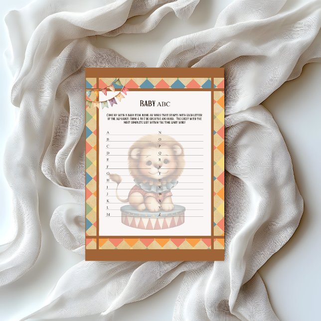 Baby Circus_  Baby ABC Race Game Custom Letterhead (Creator Uploaded)