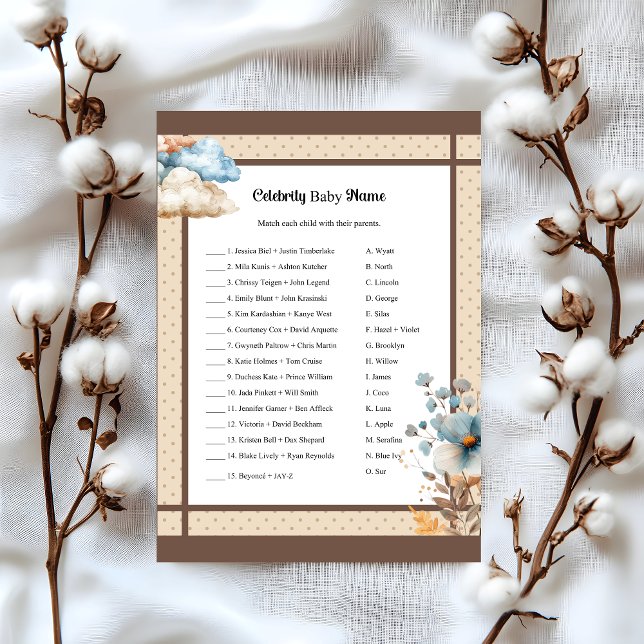 Baby Circus_ Celebrity Baby Game Custom Letterhead (Creator Uploaded)