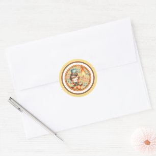 Baby Circus Classic Round Sticker
