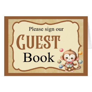 Baby Circus_ Guestbook Card