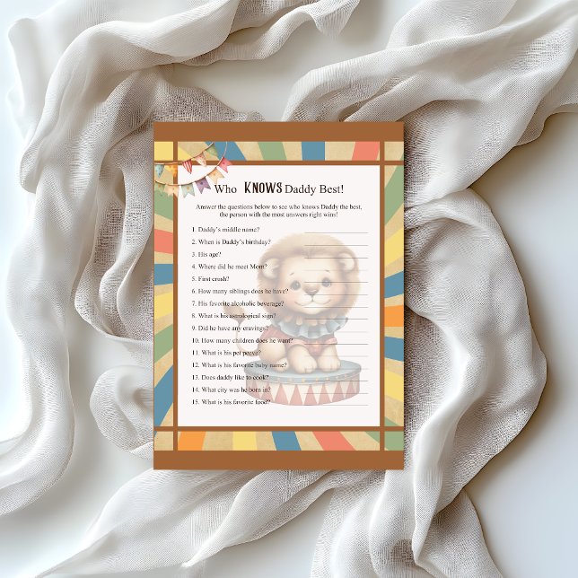 Baby Circus_  Knows Daddy Best Game Custom Letterhead (Creator Uploaded)