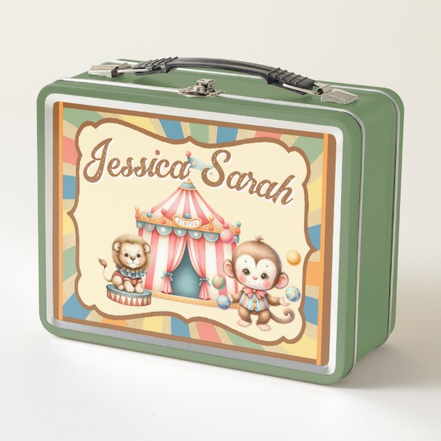 Baby Circus Metal Lunch Box (Front)