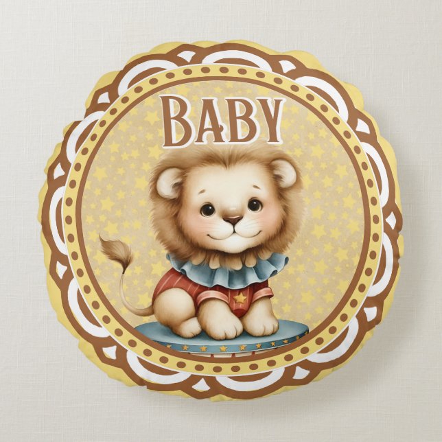 Baby Circus Round Cushion (Front)