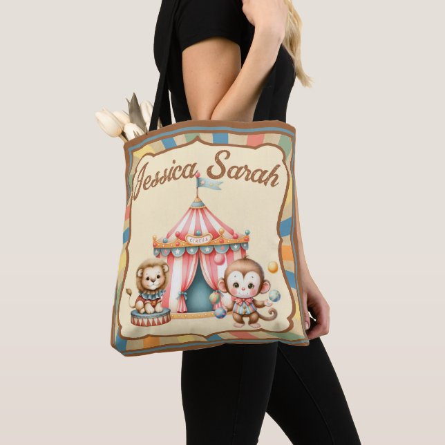 Baby Circus Tote Bag (Close Up)