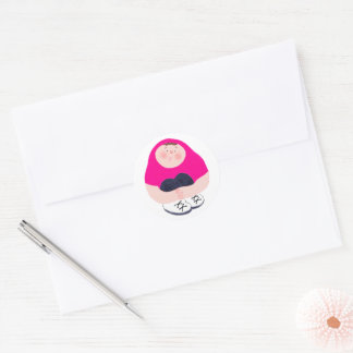 Baby classic round sticker