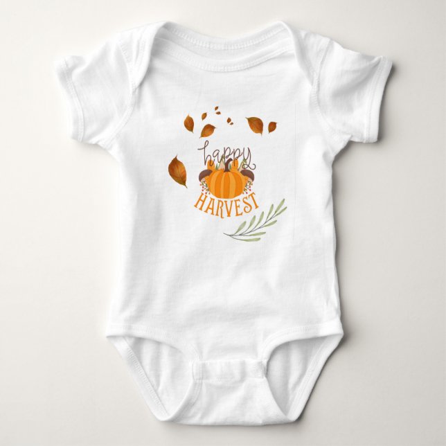 Baby cloth baby bodysuit (Front)