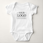 Baby Clothes ADD LOGO Infant Newborn Apparel Cute Baby Bodysuit<br><div class="desc">You can customise it with your photo,  logo or with your text.  You can place them as you like on the customisation page. Funny,  unique,  pretty,  or personal,  it's your choice.</div>