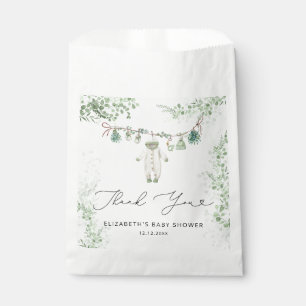 Baby Clothes Boho Eucalyptus Baby Shower Thank You Favour Bags