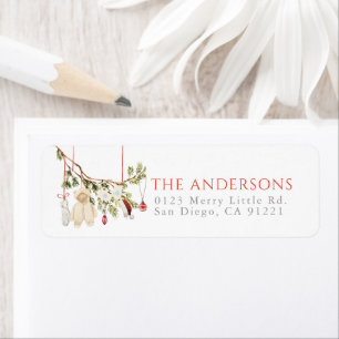 Baby Clothes Laundry Christmas Return Address