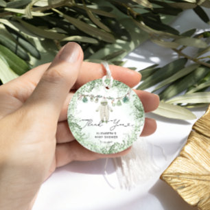 Baby Clothes Line Boho Baby Shower Thank You Favour Tags