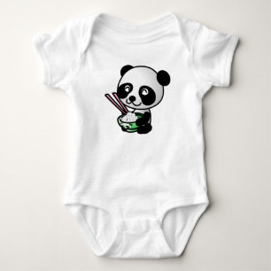 Baby clothes. Panda. Bodysuit