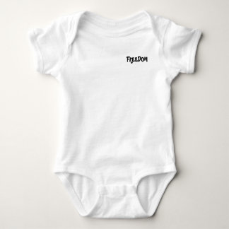 Baby clothes with a freedom logo bodysuit