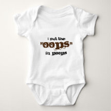 Baby Clothing - I put the oops in poops