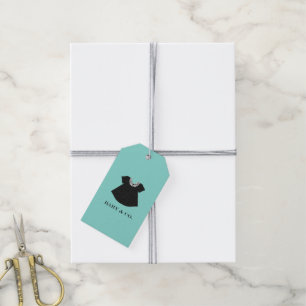 BABY & CO Little Black Dress Baby Shower Gift Tags