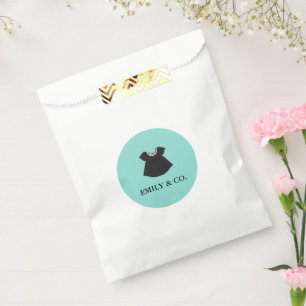 BABY CO Little Black Dress Sprinkle Shower Party Favour Bags