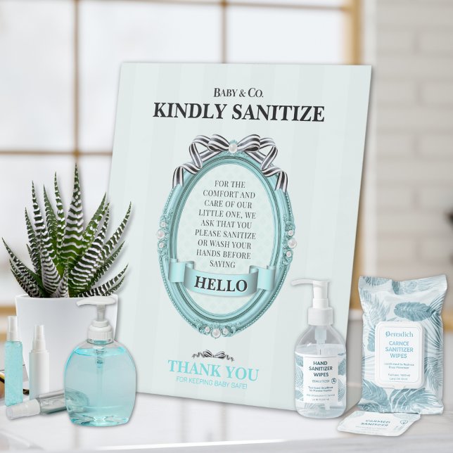 Baby & Co Sanitize Station Table Sign (Creator Uploaded)