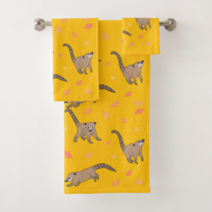 Baby Coatis Bath Towel Set