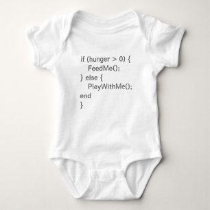 Baby Code - Hungry & Play Baby Bodysuit