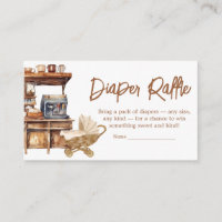 Baby Coffee Baby Shower Diaper Raffle