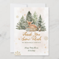 Baby Cold Outside Rustic Deer Winter Baby Shower