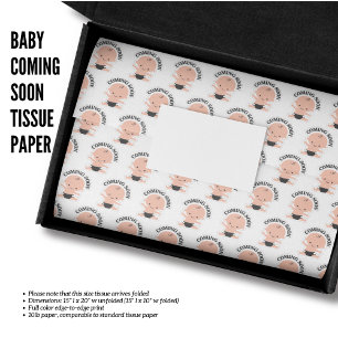 Baby Coming Soon  Tissue Paper