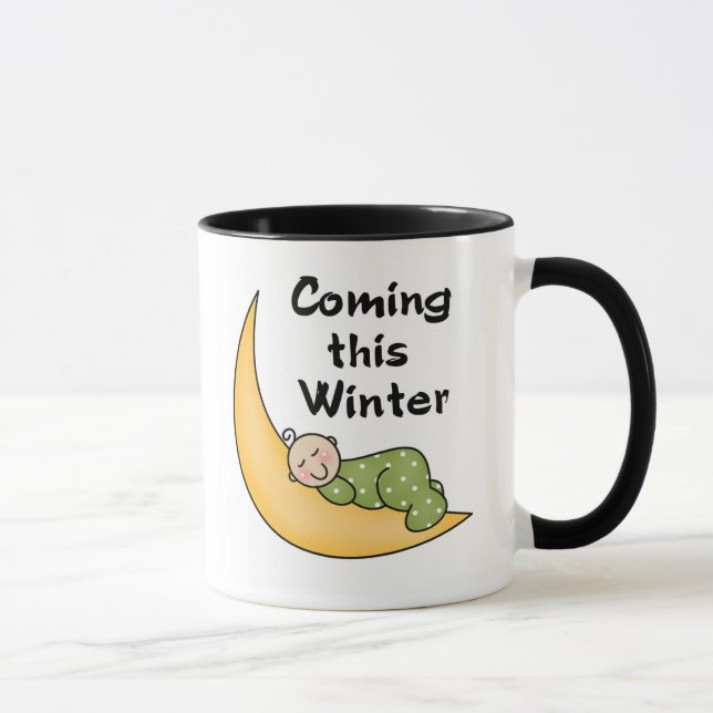Baby Coming This Winter Mug (Right)