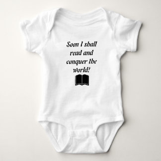 Baby - Conquer The World Through Reading Bodysuit