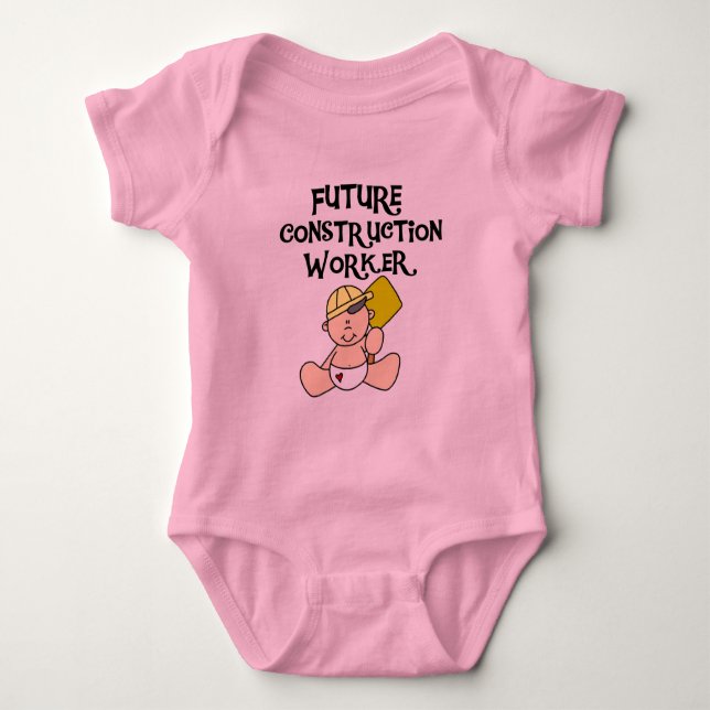 Baby Construction Worker T-shirts and Gifts (Front)