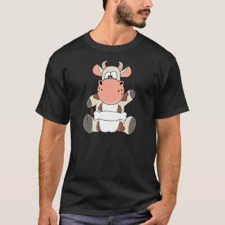 Baby Cow Calf With Diapers T-Shirt