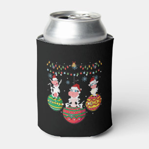 Baby Cow Christmas Can Cooler