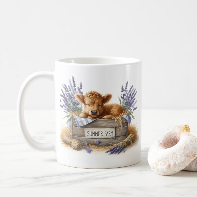 Baby Cow Coffee Mug (With Donut)