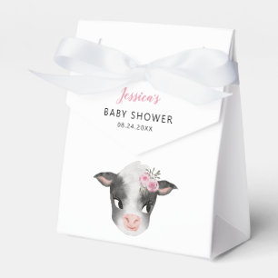 Baby Cow Girl Baby Shower Favour Box