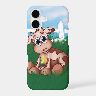 Baby cow on a meadow