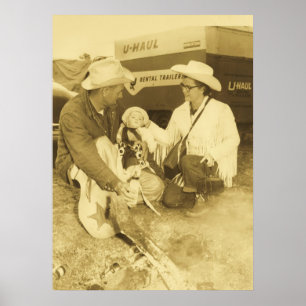 BABY COWBOY POSTER PRINT