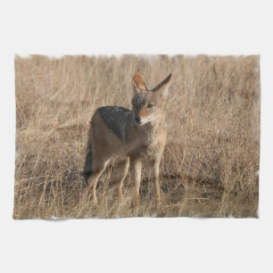Baby Coyotes Kitchen Towel