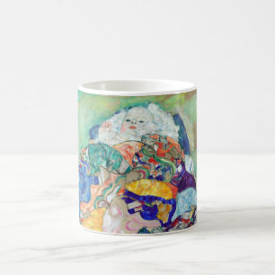 Baby Cradle painting by Gustav Klimt Coffee Mug