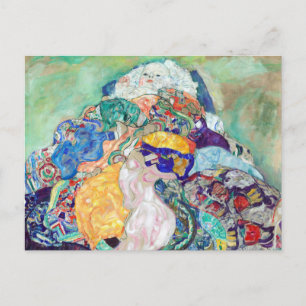  Baby Cradle painting by Gustav Klimt  Postcard