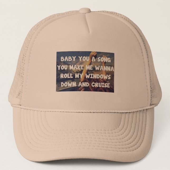 Baby Cruise- Florida Georgia Line Trucker Cap Hat (Front)