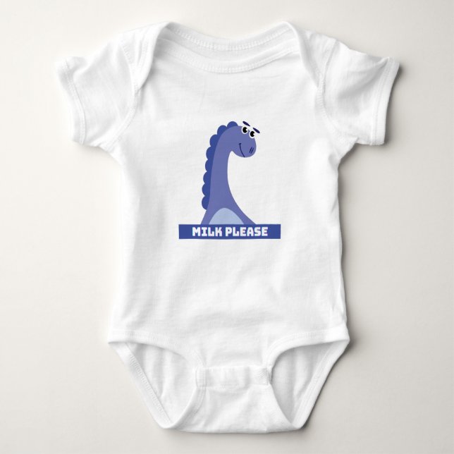 Baby  Cute Dinosaur Bodysuit (Front)