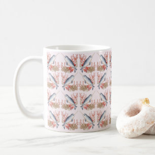 Baby cute Narwhal ocean seashells  Coffee Mug