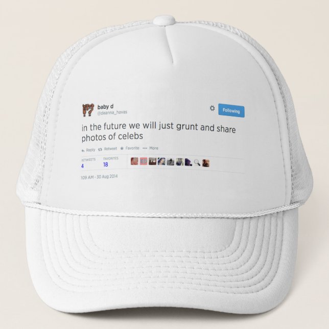 Baby D Trucker Hat (Front)